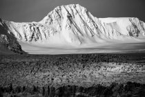 Гора вкрита снігом — стокове фото