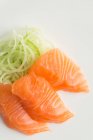 Sashimi japonês com daikon set — Fotografia de Stock