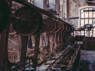 Alte Maschinen in Fabrik — Stockfoto