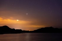 Cielo estrellado, Menorca, España - foto de stock