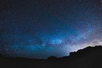 Céu estrelado, Menorca, Espanha — Fotografia de Stock