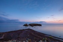 Закат на побережье Менхенгладбаха, Испания — стоковое фото