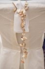 Original drapierte Rückenlehne des Hochzeitsstuhls — Stockfoto