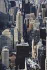 Cidade futurista do centro da cidade, Nova York, EUA — Fotografia de Stock