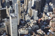 Cidade futurista do centro da cidade, Nova York, EUA — Fotografia de Stock