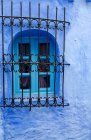 Architettura di Chaouen, città blu del Marocco — Foto stock