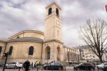 СЕНТ-ГЕРМАН, ФРАНЦИЯ - 25 МАРТА: Церковь Эглиз 25 марта 2018 года в Сен-Жермен, Франция — стоковое фото