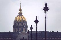 Historic Les Invalides with golden cupola, Paris, France — Stock Photo