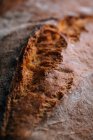 Closeup of homemade rustic bread loaf — Stock Photo