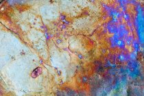 Oberfläche des Flussbodens mit Mineralien — Stockfoto