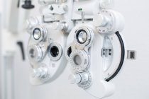 Dispositivos de optometría vista de primer plano - foto de stock