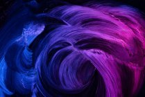 Крупный план неоновых красочных мазков красок — стоковое фото