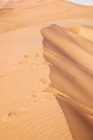 Dunes sur sable du désert — Photo de stock