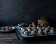 Fresh sweet potato falafel — Stock Photo