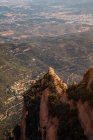 Landscape of the mountains of Montserrat, Catalonia, Spain — Stock Photo