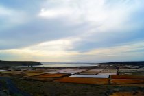Incríveis campos brilhantes incomuns em Lanzarote Ilhas Canárias Espanha — Fotografia de Stock
