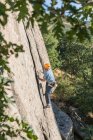 Free Climber Klettern in der Natur — Stockfoto