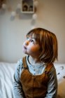 Portrait of an adorable little girl — Stock Photo