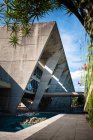 Сторона огляду Музею сучасного мистецтва в Бразілі — стокове фото