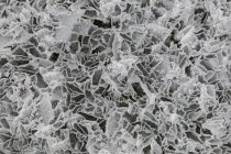 Draufsicht Eis abstrakte Muster des gefrorenen Baikalsees an bewölkten Wintertagen — Stockfoto
