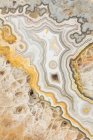 Macro texture photography of the colors and patterns in a Lace agate from Mexico — Stock Photo