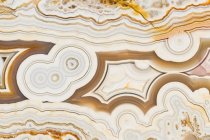 Macro texture photography of the colors and patterns in a Lace agate from Mexico — Stock Photo