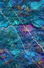 Texture Macro Photographie du minerai de paon (Chalcopyrite traitée à l'acide) du Mexique ; un minerai de cuivre — Photo de stock