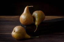 Platter of pears still life — Stock Photo