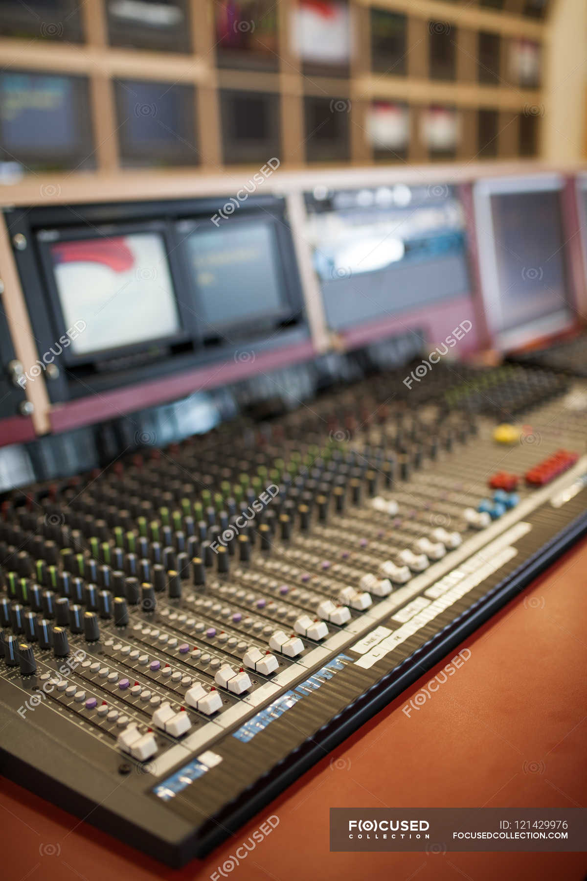 Professional tv studio equipment — technology, media Stock Photo