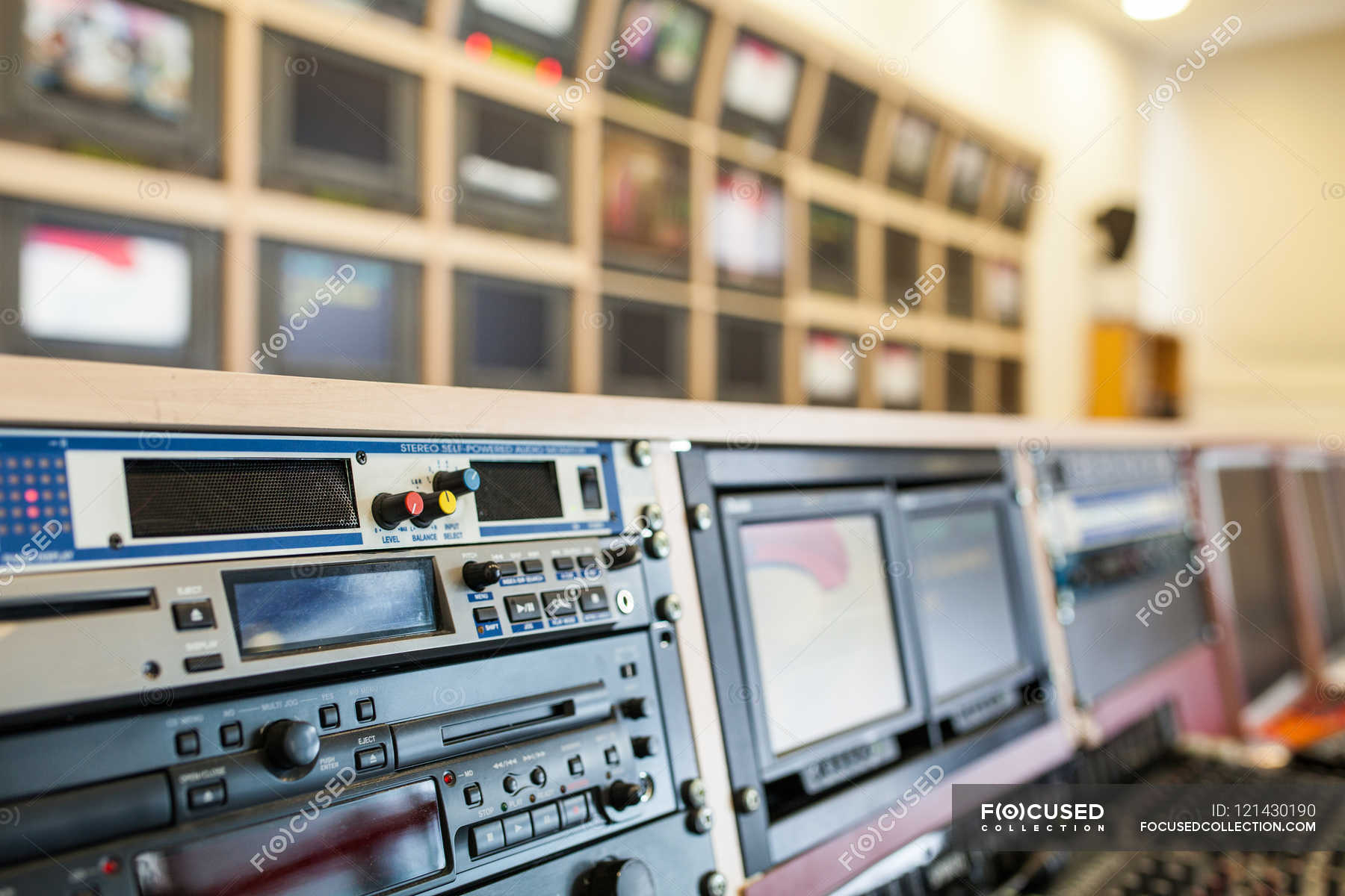 Professional tv studio equipment — video, media - Stock Photo | #121430190