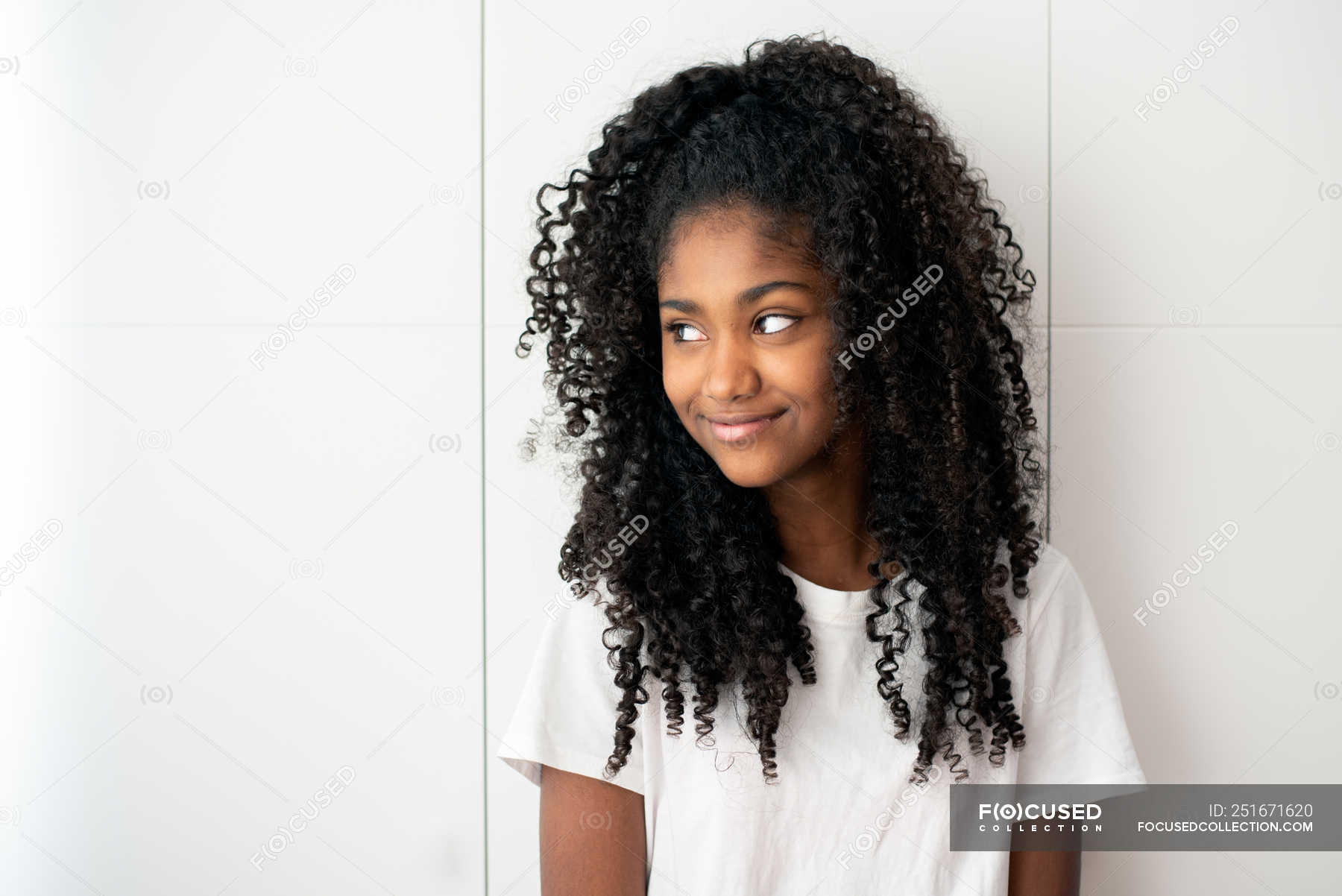 Teenage Girl With Black Hair