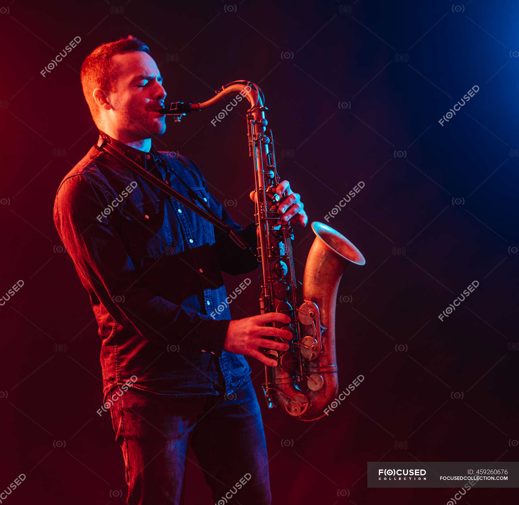 Red Saxophone