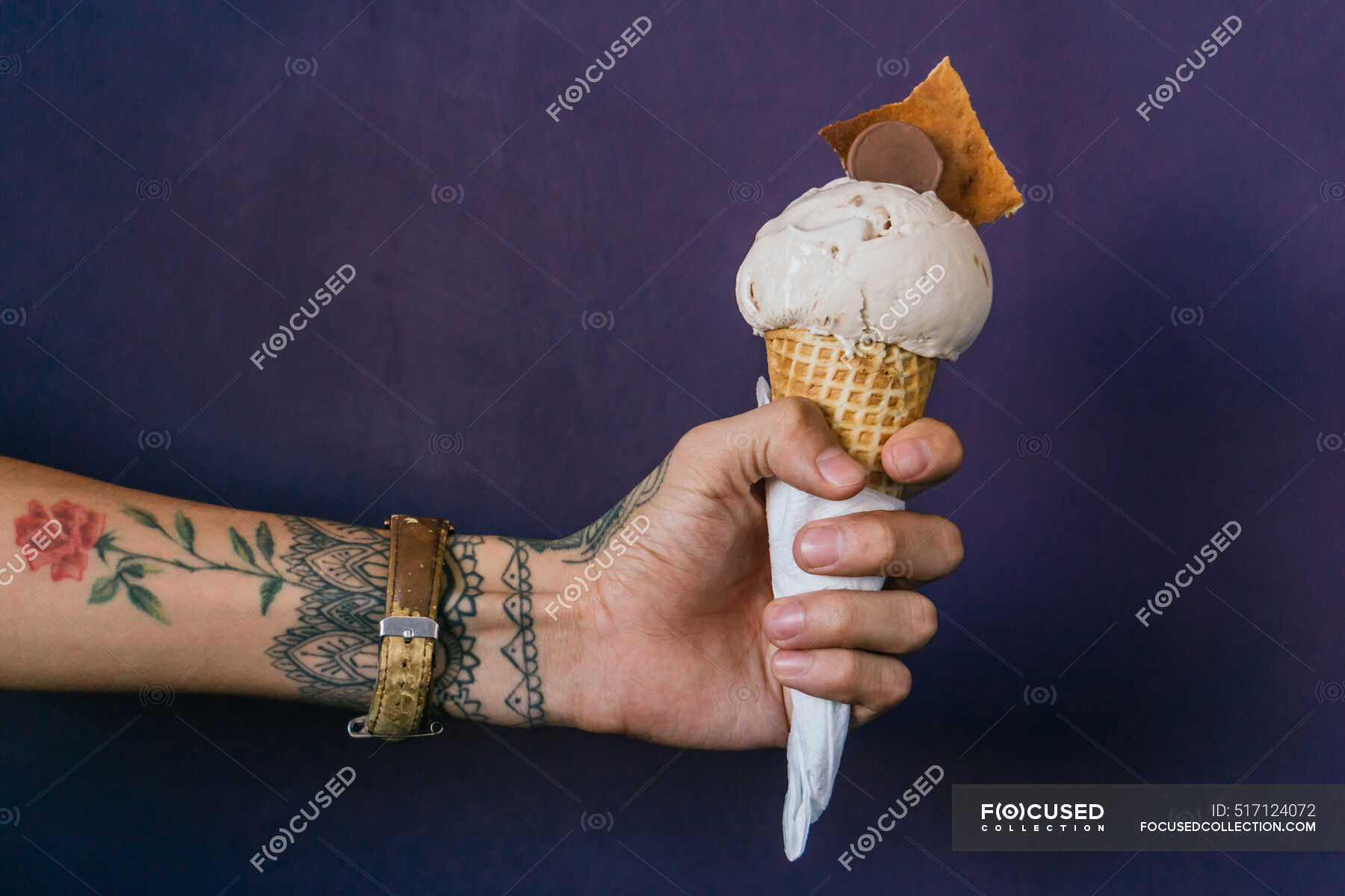 Ice Cream Cone Tattoo by blrtattoos on DeviantArt