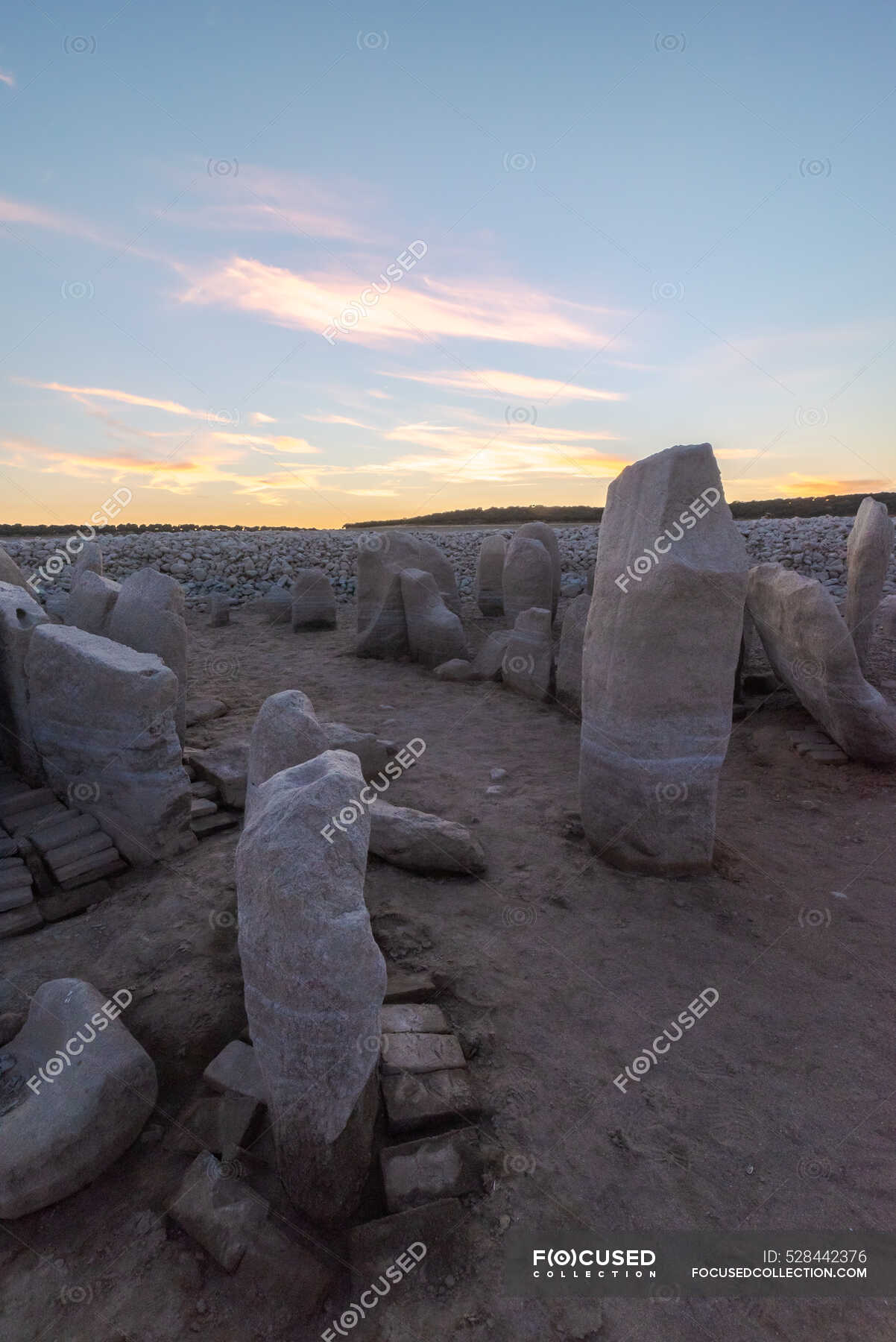 Dolmen von Guadalperal mit antiken megalithischen Monumenten auf
