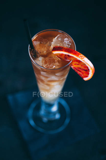 Summer citric fresh cocktail — Stock Photo
