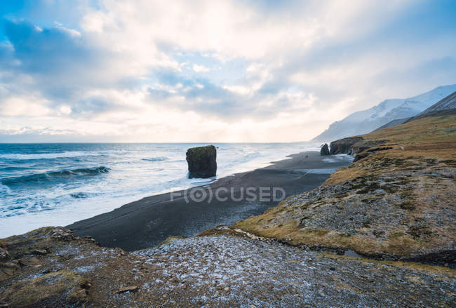 Playa, Islandia Oriental - foto de stock