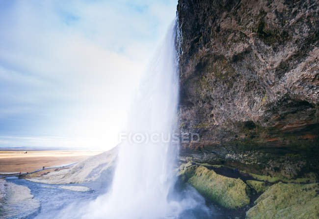 Cascade Seljalandsfoss en Islande — Photo de stock