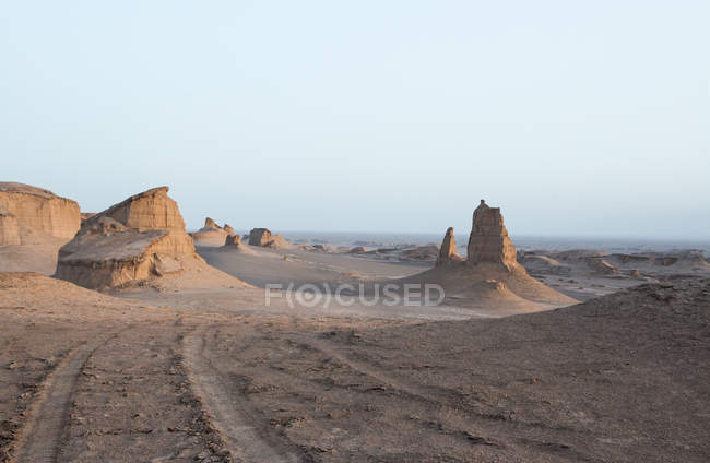 Magnifique désert de Dasht-e Loot — Photo de stock
