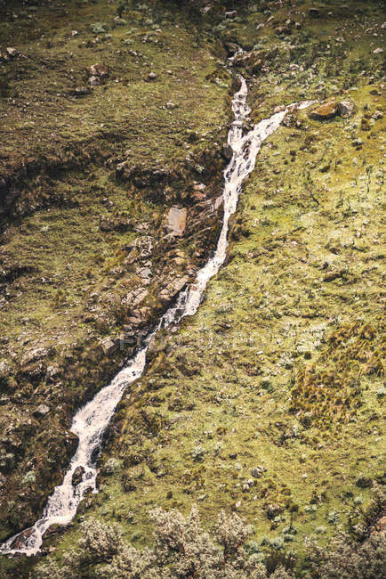 Belo vale em Huaraz — Fotografia de Stock