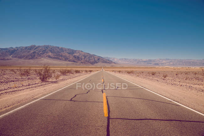Straße im Tal des Todes — Stockfoto