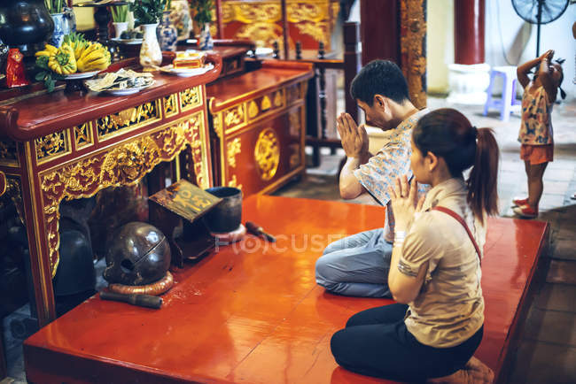 Voi Phuc pagoda en Hanoi - foto de stock