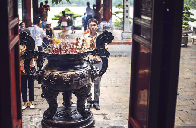 Voi Phuc pagode em Hanói — Fotografia de Stock