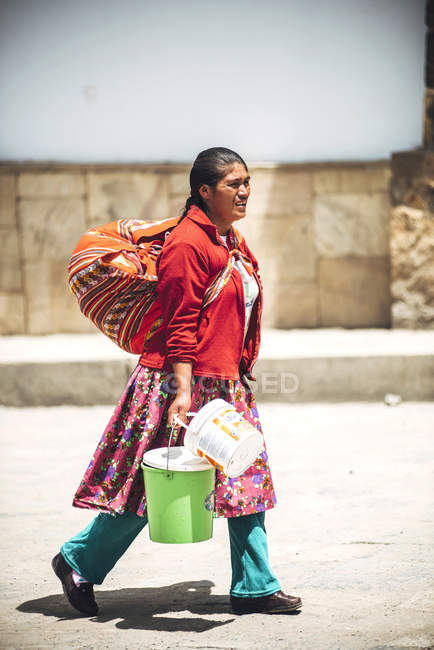 Mujer indígena nativa - foto de stock