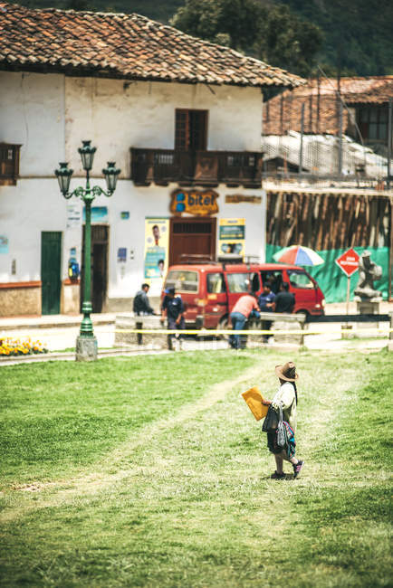 Small village in Huaraz — Stock Photo