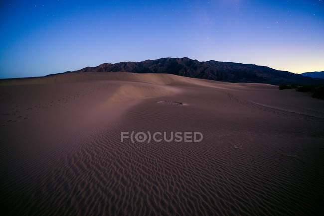 Dunas de areia planas Mesquite — Fotografia de Stock