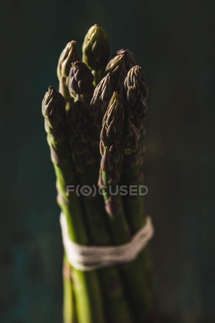 Lances d'asperges fraîches — Photo de stock