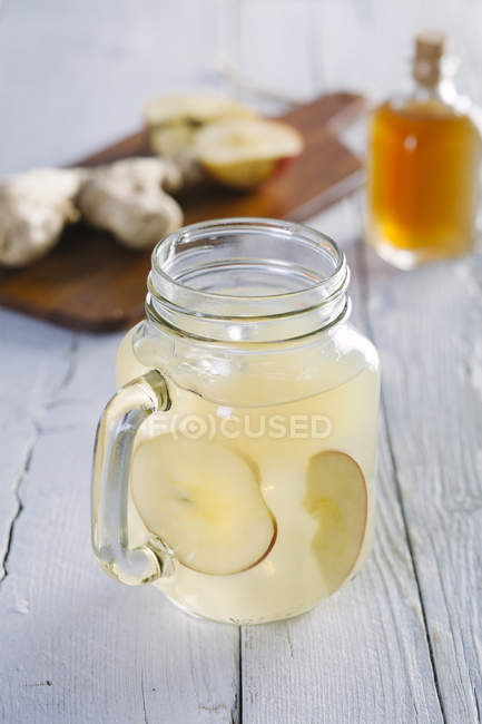 Ginger water cocktail — Stock Photo