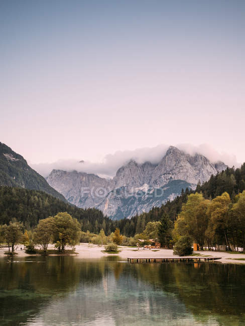 Picturesque view of rocky mountains — Stock Photo