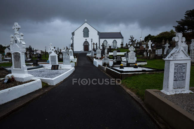 Кладбище Даллоу-Донегал, Ирландия — стоковое фото
