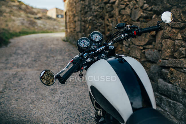 Мотоцикл Caf Racer — стоковое фото